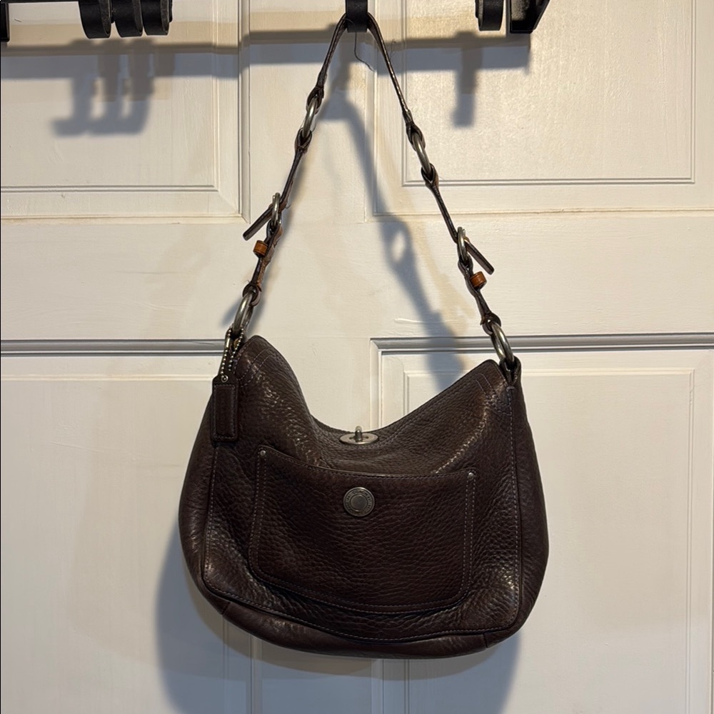 Coach Leather Shoulder Bag